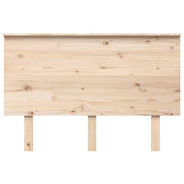 vidaXL Sängynpääty 124x6x82,5 cm täysi mänty