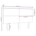 Pikkukuva 6 / 7: vidaXL Sängynpääty 124x6x82,5 cm täysi mänty