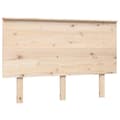 Pikkukuva 2 / 7: vidaXL Sängynpääty 124x6x82,5 cm täysi mänty