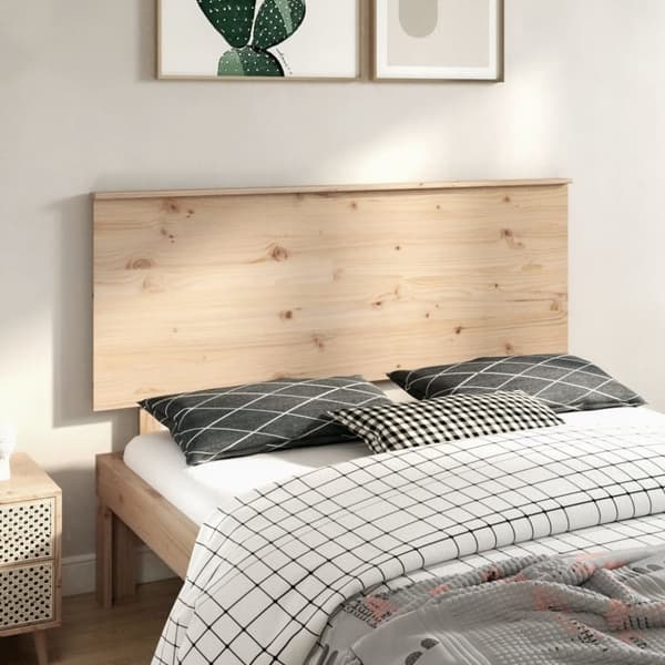 vidaXL Sängynpääty 154x6x82,5 cm täysi mänty