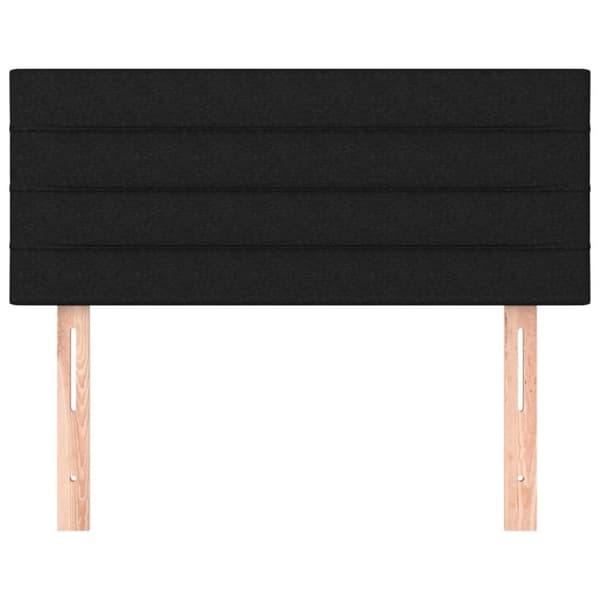 vidaXL sengegavl 80x5x78/88 cm stof sort