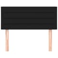Miniatyrbillede 3 af 9: vidaXL sengegavl 80x5x78/88 cm stof sort