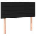 Miniatyrbillede 2 af 9: vidaXL sengegavl 80x5x78/88 cm stof sort