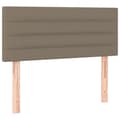 Miniatyrbillede 2 af 9: vidaXL sengegavl 80x5x78/88 cm stof gråbrun
