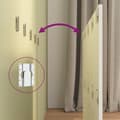 Miniatyrbilde 8 av 8: vidaXL Sengegavl hvit 120x1,5x80 cm konstruert tre