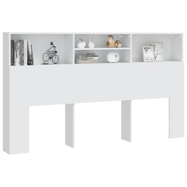 vidaXL Sengegavlskap hvit 180x19x103,5 cm