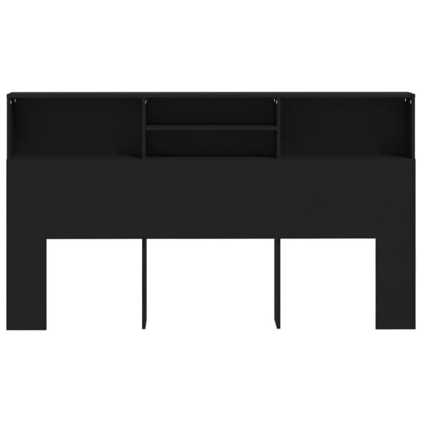 vidaXL Sengegavlskap svart 180x19x103,5 cm