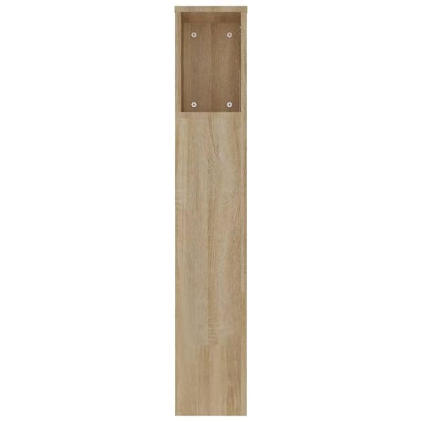 vidaXL Sengegavlskap sonoma eik 220x18,5x104,5 cm