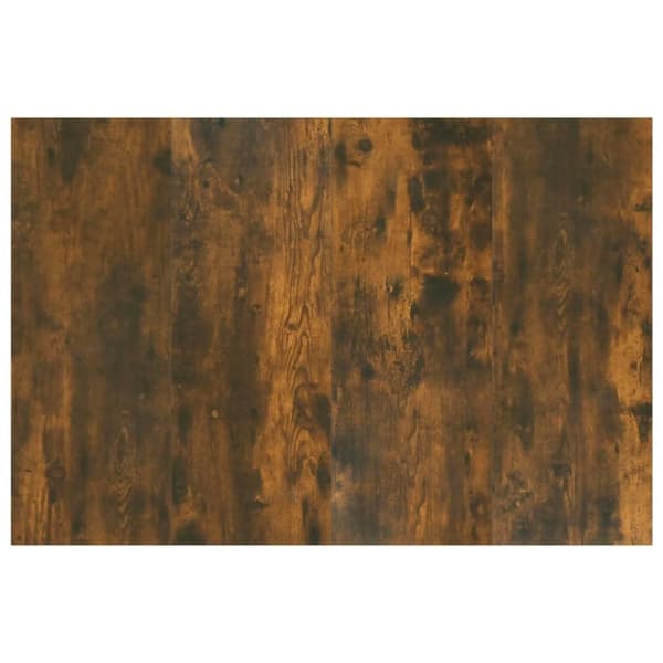 vidaXL Sänggavel rökfärgad ek 120x1,5x80 cm konstruerat trä