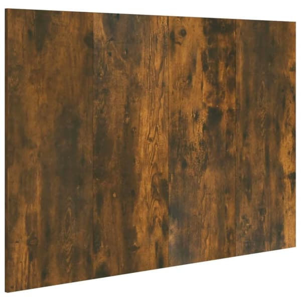 vidaXL Sänggavel rökfärgad ek 120x1,5x80 cm konstruerat trä