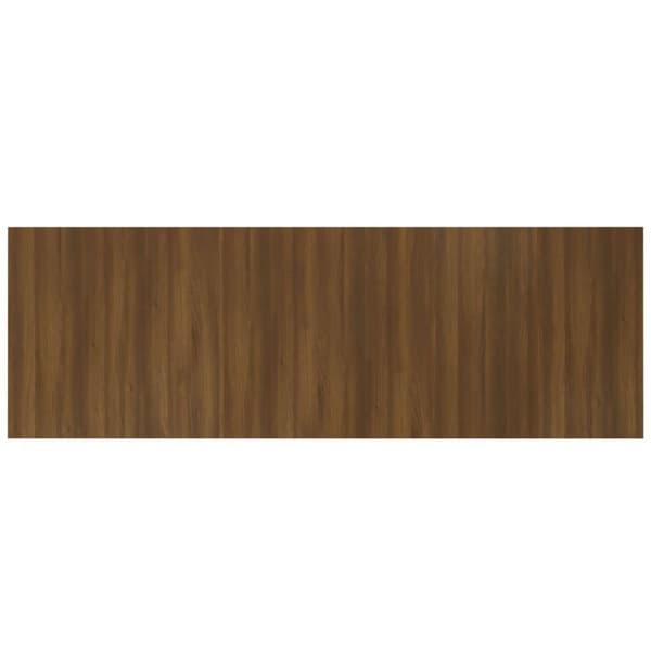 vidaXL Veggmontert sengegavl brun eik 240x1,5x80 cm konstruert tre