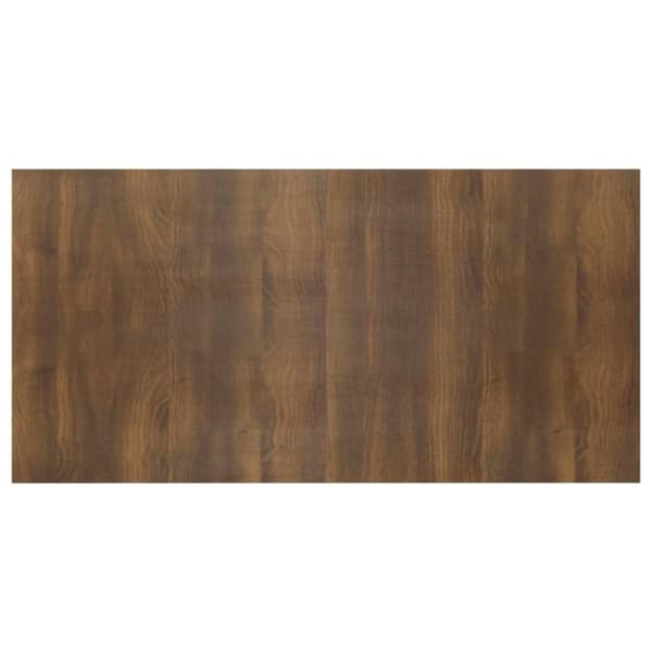 vidaXL Sänggavel brun ek 160x1,5x80 cm konstruerat trä