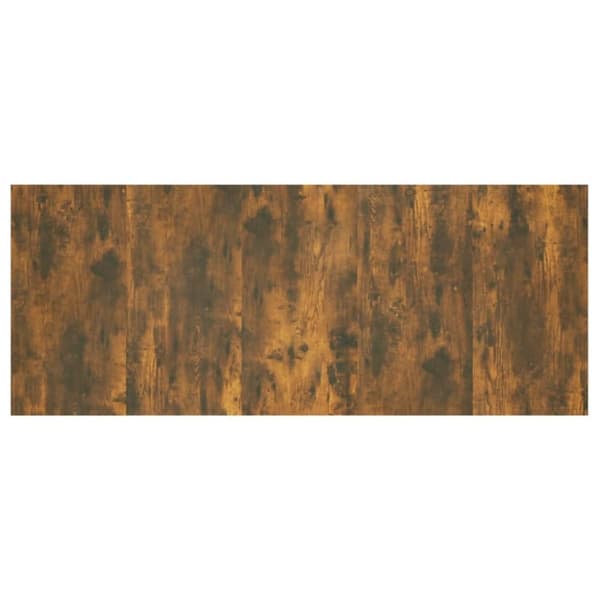vidaXL Sengegavl røkt eik 200x1,5x80 cm konstruert tre