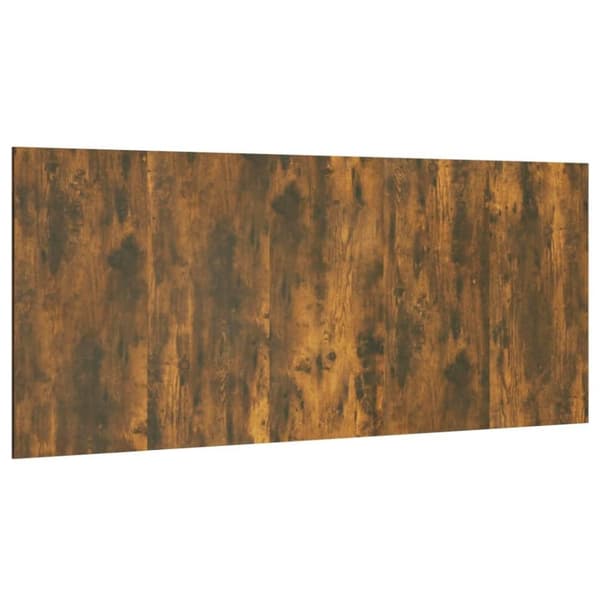 vidaXL Sengegavl røkt eik 200x1,5x80 cm konstruert tre