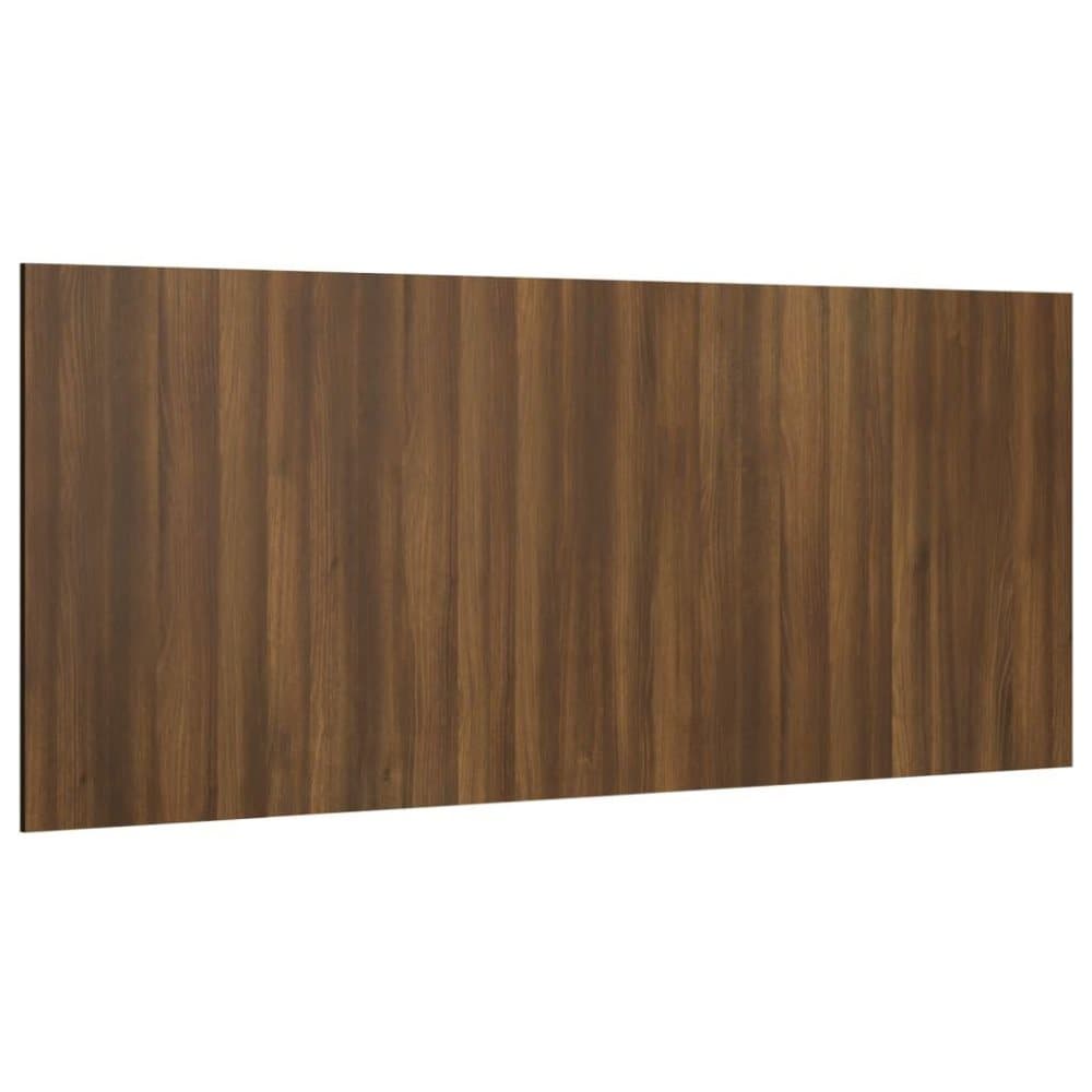 vidaXL Sänggavel brun ek 200x1,5x80 cm konstruerat trä