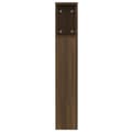 Miniatyrbilde 5 av 7: vidaXL Sengegavlskap brun eik 120x18,5x102,5 cm