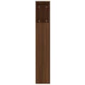 Miniatyrbilde 5 av 8: vidaXL Sengegavlskap brun eik 220x18,5x104,5 cm