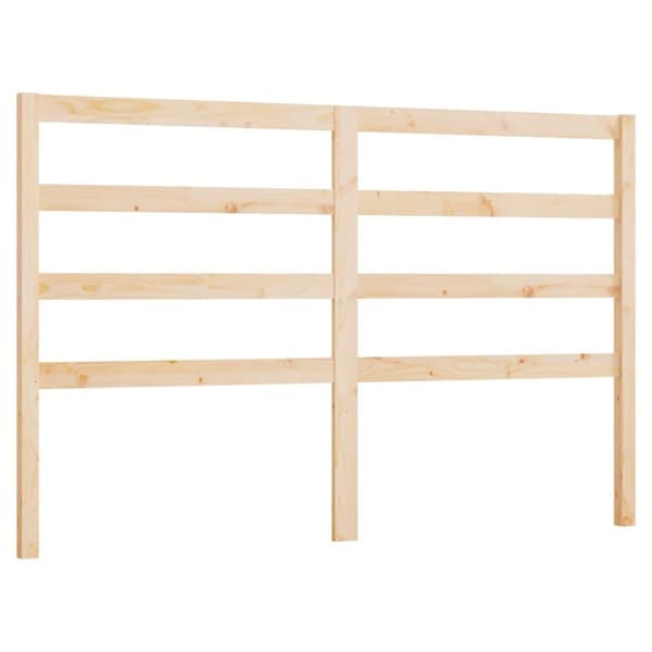 vidaXL Sengegavl 166x4x100 cm heltre furu