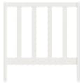 Miniatyrbilde 4 av 7: vidaXL Sengegavl hvit 96x4x100 cm heltre furu