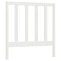 Miniatyrbilde 1 av 7: vidaXL Sengegavl hvit 96x4x100 cm heltre furu