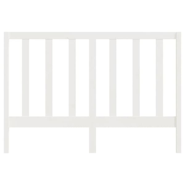 vidaXL Sänggavel vit 166x4x100 cm massiv furu