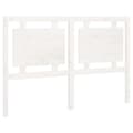 Miniatyrbilde 2 av 7: vidaXL Sengegavl hvit 145,5x4x100 cm heltre furu