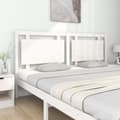 Miniatyrbilde 3 av 7: vidaXL Sengegavl hvit 185,5x4x100 cm heltre furu