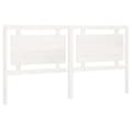 Miniatyrbilde 2 av 7: vidaXL Sengegavl hvit 185,5x4x100 cm heltre furu