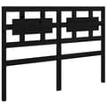 Miniatyrbilde 1 av 7: vidaXL Sengegavl svart 165,5x4x100 cm heltre furu