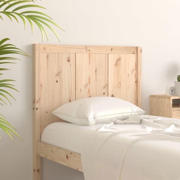 vidaXL Sänggavel 95,5x4x100 cm massiv furu