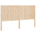 Miniatyrbilde 2 av 6: vidaXL Sengegavl 125,5x4x100 cm heltre furu
