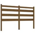 Miniatyrbilde 1 av 7: vidaXL Sengegavl honningbrun 141x4x100 cm heltre furu