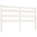 Miniatyrbilde 1 av 7: vidaXL Sengegavl hvit 146x4x100 cm heltre furu