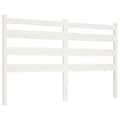 Miniatyrbilde 1 av 7: vidaXL Sengegavl hvit 166x4x100 cm heltre furu