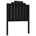 Miniatyrbilde 2 av 7: vidaXL Sengegavl svart 81x4x110 cm heltre furu
