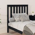 Miniatyrbilde 3 av 7: vidaXL Sengegavl svart 96x6x101 cm heltre furu