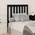 Miniatyrbilde 5 av 7: vidaXL Sengegavl svart 96x6x101 cm heltre furu