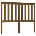 Miniatyrbilde 1 av 7: vidaXL Sengegavl honningbrun 146x6x101 cm heltre furu