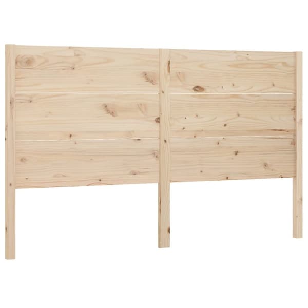 vidaXL Sengegavl 206x4x100 cm heltre furu