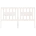 Miniatyrbilde 3 av 7: vidaXL Sengegavl hvit 126x4x100 cm heltre furu
