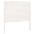 Miniatyrbilde 1 av 7: vidaXL Sengegavl hvit 106x4x100 cm heltre furu