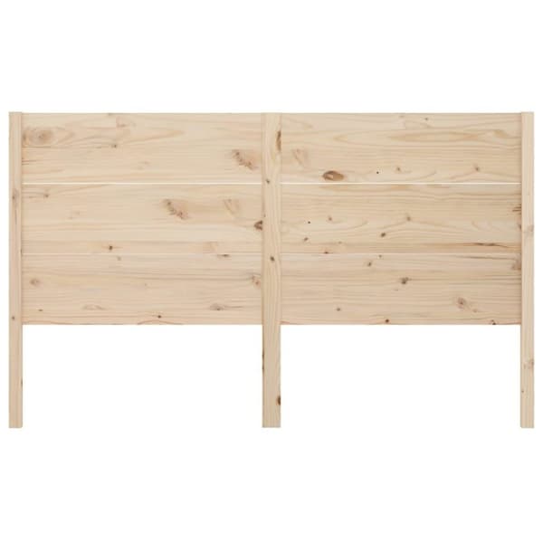 vidaXL Sengegavl 166x4x100 cm heltre furu