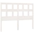 Miniatyrbilde 1 av 7: vidaXL Sengegavl hvit 165,5x4x100 cm heltre furu