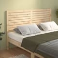 Miniatyrbilde 6 av 6: vidaXL Sengegavl 126x4x100 cm heltre furu