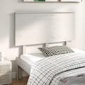 Miniatyrbilde 6 av 7: vidaXL Sengegavl hvit 124x6x82,5 cm heltre furu