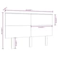 Miniatyrbilde 7 av 7: vidaXL Sengegavl hvit 124x6x82,5 cm heltre furu