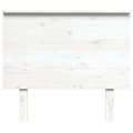 Miniatyrbilde 4 av 6: vidaXL Sengegavl hvit 94x6x82,5 cm heltre furu