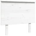 Miniatyrbilde 1 av 6: vidaXL Sengegavl hvit 94x6x82,5 cm heltre furu