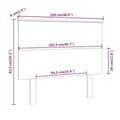 Miniatyrbilde 5 av 6: vidaXL Sengegavl hvit 104x6x82,5 cm heltre furu