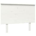 Miniatyrbilde 1 av 6: vidaXL Sengegavl hvit 104x6x82,5 cm heltre furu